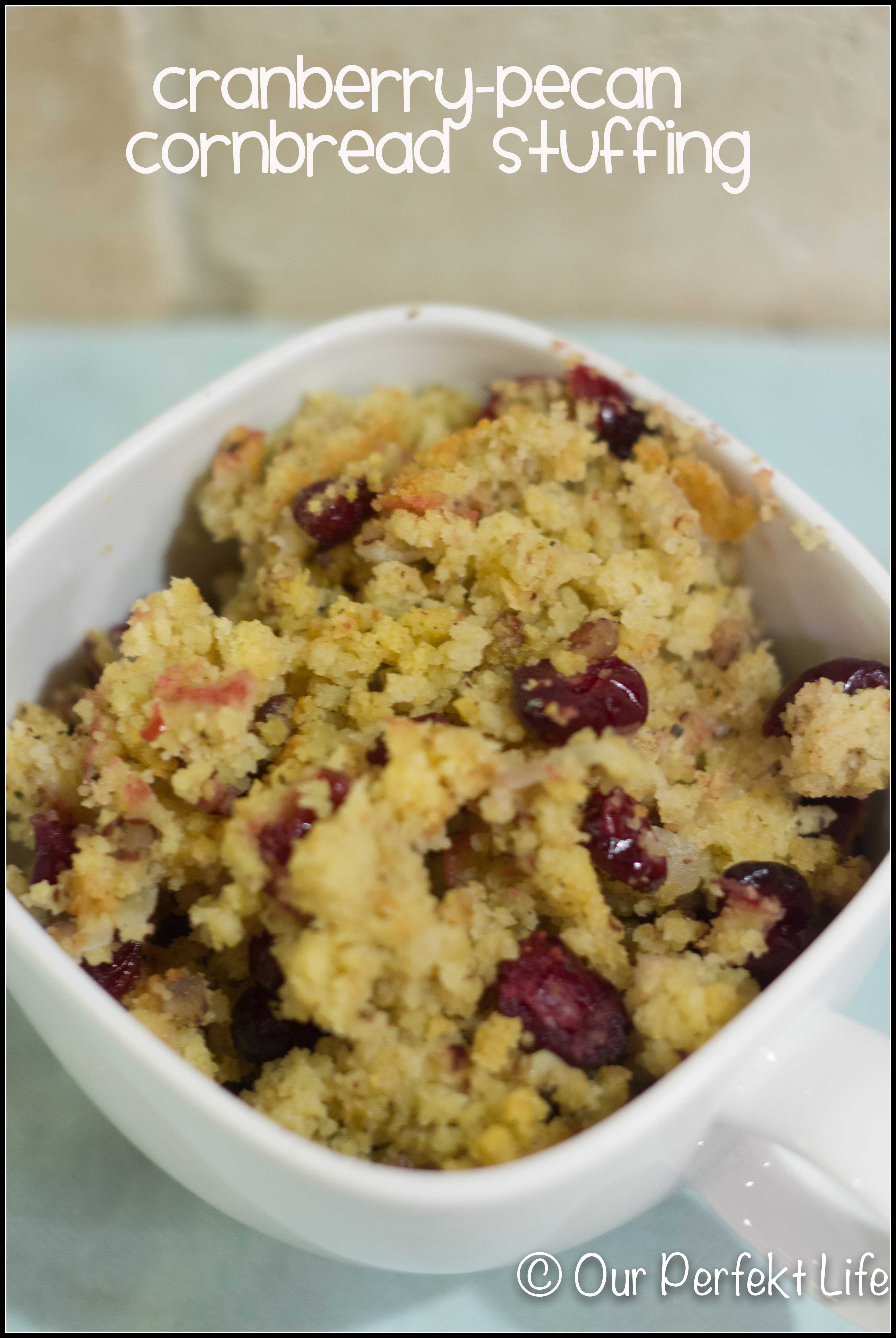 Cranberry-Pecan Cornbread Stuffing (gluten free!) | Jennifer Faris ...