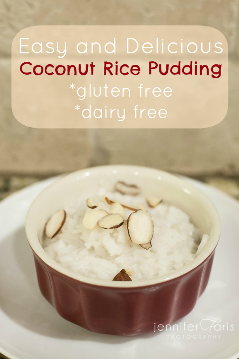 Coconut Rice Pudding – Gluten and Dairy Free